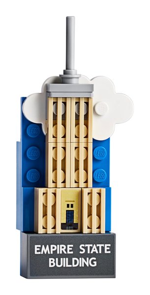 854030 Empire State Building Magnet Build