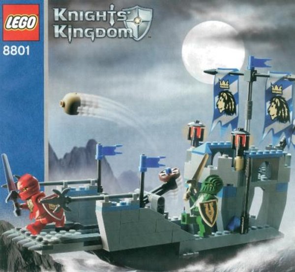 8801 Knights' Attack Barge