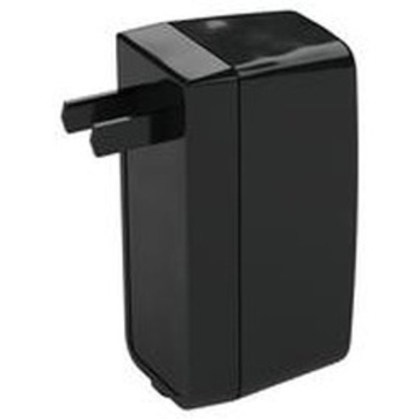 88020-2 USB Power Adapter Type A (No Holes in Pins) (Black)