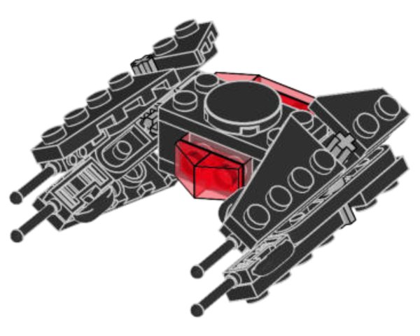 911954 Kylo Ren's TIE Silencer
