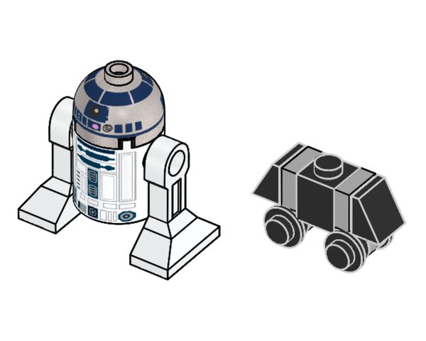 912057 R2-D2 & MSE-6