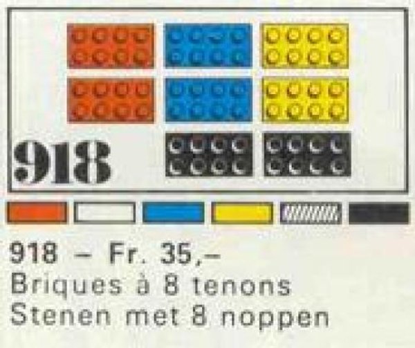 918-2 21 8-Stud Bricks