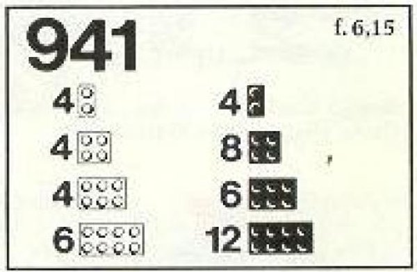 941 Black and Clear Bricks