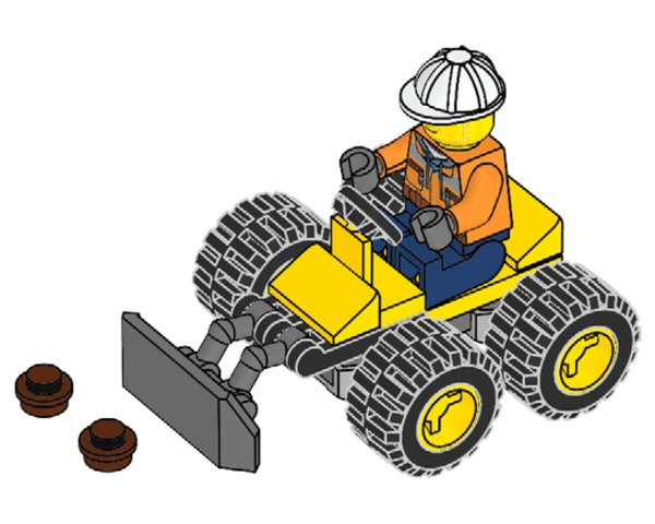 952003 Eddy Erker with Bulldozer