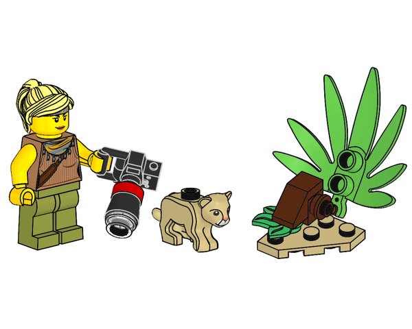 952112 Jessica Sharpe and Lion Cub