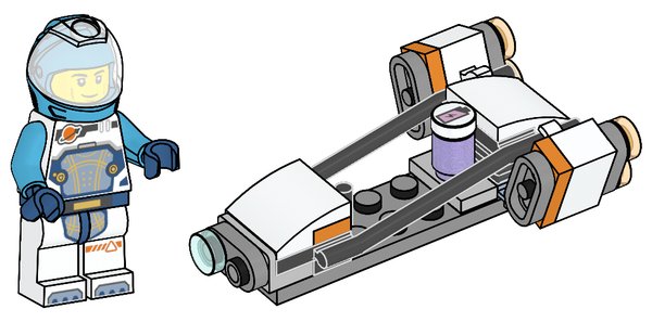 952504 Astronaut and Spaceship