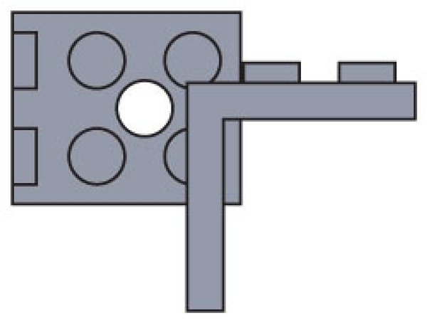 970036 2 x 2 Angle Plate (Pack of 25)