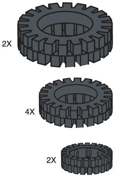 970113 Tire Pack (Set of 8)