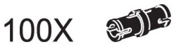 970604 Friction Connector Pegs (Pack of 100)