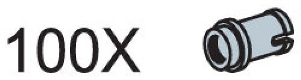 970607 Connector Pegs with Knobs (Pack of 100)