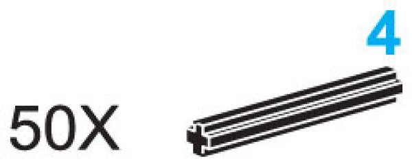 970612 4-Stud Axles (Pack of 50)