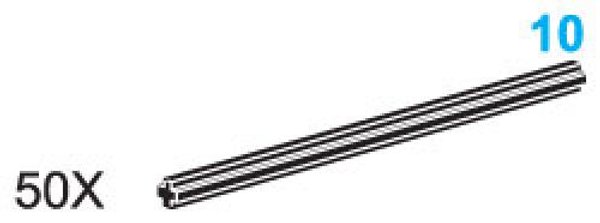 970616 10-Stud Axles (Pack of 50)