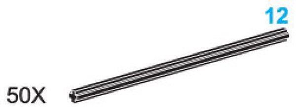 970617 12-Stud Axles (Pack of 50)