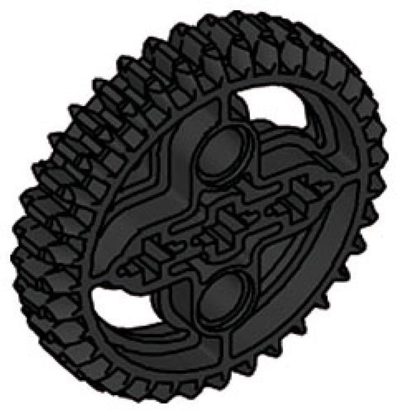 991328 36-Tooth Double Conical Wheels (Pack of 25)