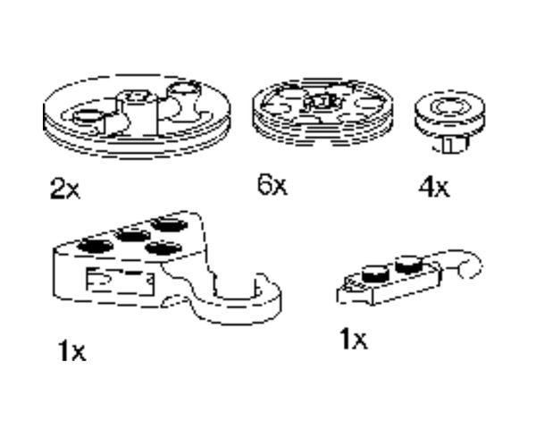 9939 Assorted Pulleys