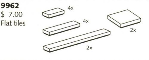 9962 Flat Tiles