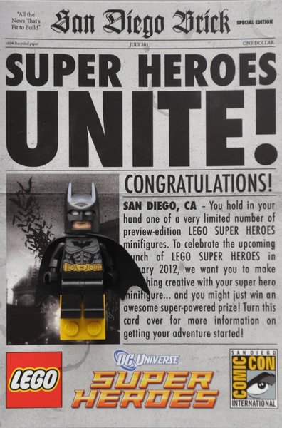 COMCON014 Super Heroes Unite - Batman - San Diego Comic-Con 2011 Exclusive