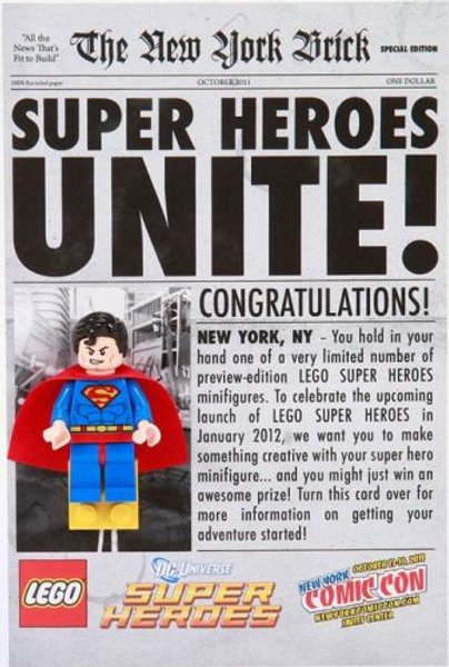 COMCON017 Super Heroes Unite - Superman - New York Comic-Con 2011 Exclusive