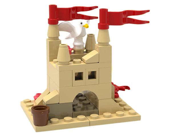EG00128 5x Sandcastle