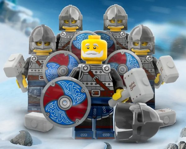 EG00162 5 x Viking Villagers Bundle