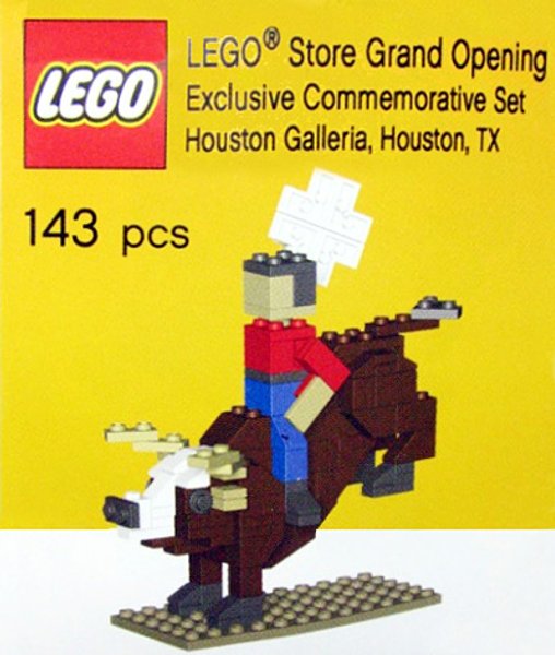 HOUSTON-2 LEGO Store Grand Opening Exclusive Set, The Galleria, Houston, TX