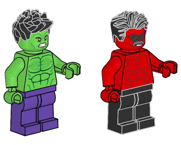 L0002278 Hulk vs. Red Hulk
