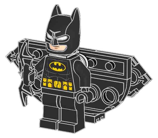 L0002325 Batman with Wings