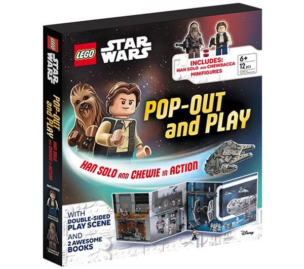 NLB6301 Star Wars: Pop-Out and Play: Han Solo and Chewie in Action