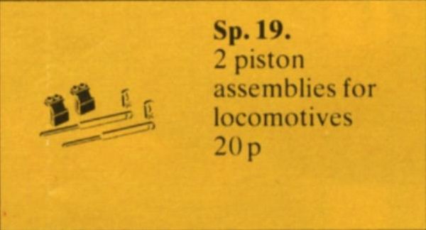 Sp19 Locomotive Piston Assemblies