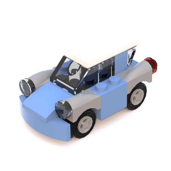 LEGO Harry Potter TRUWEASLEYCAR Mini Flying Ford Anglia