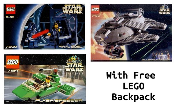 VP-10 Star Wars Value Pack with Free LEGO Backpack