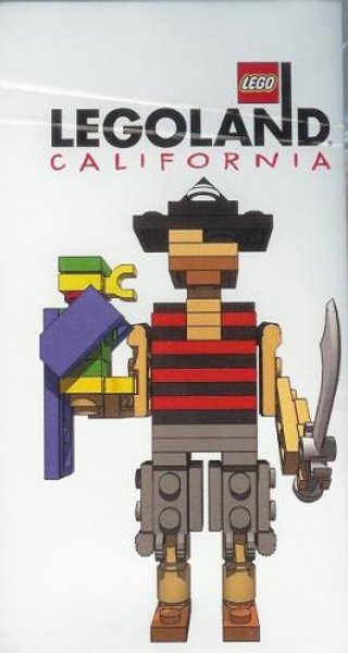 llca27 Legoland Pirate with Parrot (Legoland California)