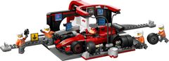 60443 F1 Boxenstopp mit Boxencrew und Ferrari Flitzer