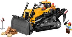 Gelber Bulldozer