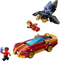 76310 Iron Man Auto und Black Panther vs. Red Hulk