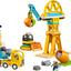 10476 Baustelle mit Baufahrzeugen - 3-in-1-Set