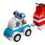 10957 Fire Helicopter & Police Car
