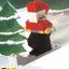 1128 Santa on Skis