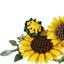 11502 s Sonnenblumen, 3D Puzzle mit Kunstblume