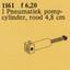 1161 TECHNIC Pneumatic Pump Cylinder 48mm