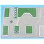 1200M LEGO Town Plan Wooden Board