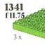 1341 Building Plates Green