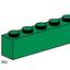 3476 1 x 6 Dark Green Bricks