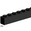 3478 1 x 8 Black Bricks