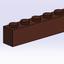3752 1 x 6 Brown Bricks