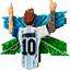 43018 Editions Lionel Messi – Torjubel, Fußball Modellbau