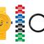 5004128 Happiness Yellow Adult Watch