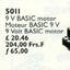 5011 9V Basic Motor