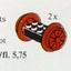 5071 Wheel Sets, Large, Red