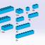 5141 Bricks, Blue